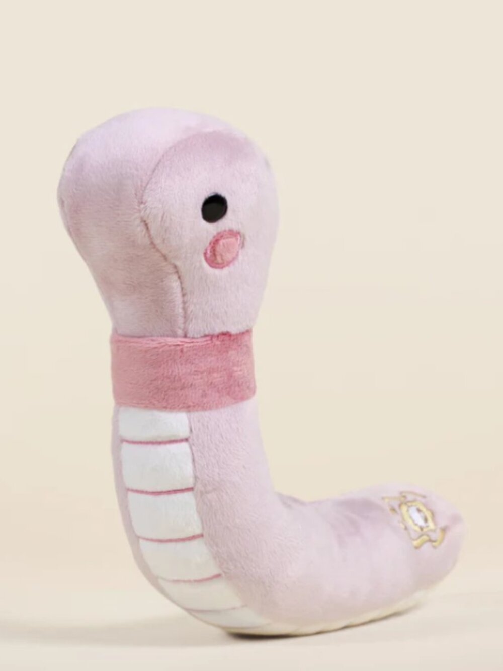 Bellzi Wormi the Worm Poseable Stuffed Animal Plush w. Inner Skeleton LIKE NEW